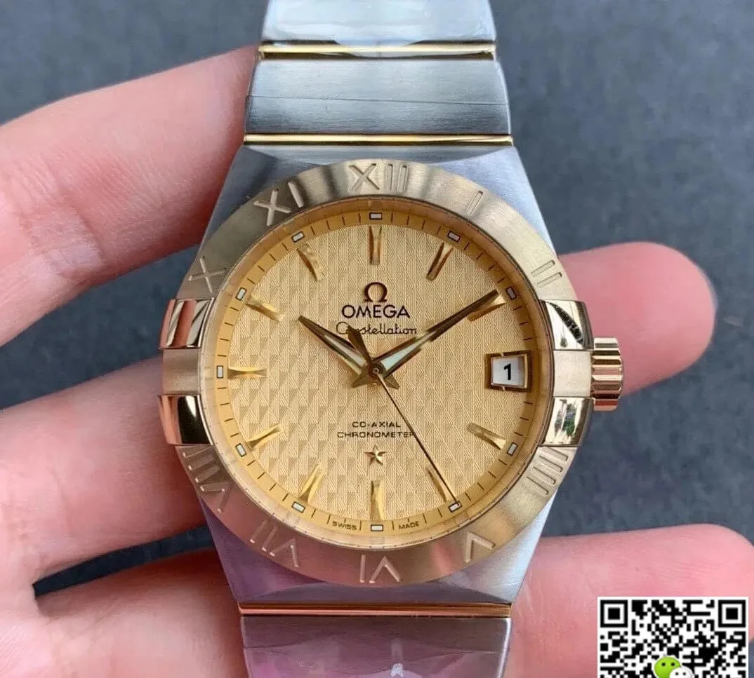 Omega Constellation 123.20.38.21.08.002 VS Factory 1:1 Best Edition Replica Watch Silver Strap